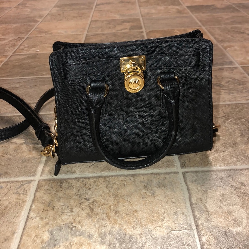 Michael Kors black mini bag